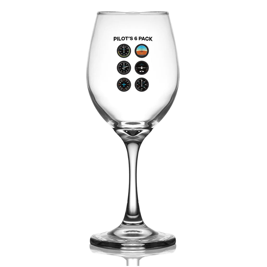 Customisable Pilot's 6 Wine Glass - view 2
