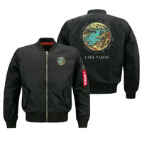 Thumbnail for LAKE TAHOE - Badge - Bomber Jacket - Black