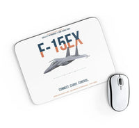 Thumbnail for F-15EX Eagle II Connect Carry Control design on white rectangle mouse pad