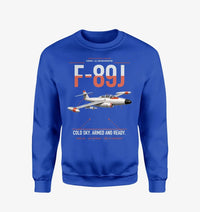 Thumbnail for F-89J Scorpion design on blue sweatshirt