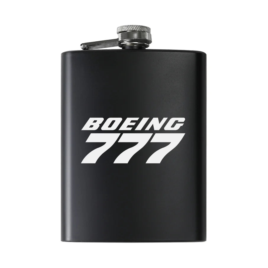 Customisable Boeing 777 Hip Flask - view 2