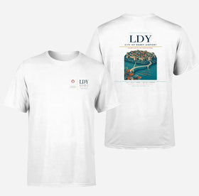 Double-Side Printing — City of Derry Airport (LDY) Double-Side T-Shirt