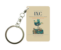Thumbnail for Shaheed Bhagat Singh International Airport IXC — Chandigarh Key Chain design on beige key chain