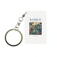 Thumbnail for KOŠICE - Poster - Key Chain - White