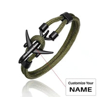 Thumbnail for Customisable Airplane Shape Bracelet - view 5