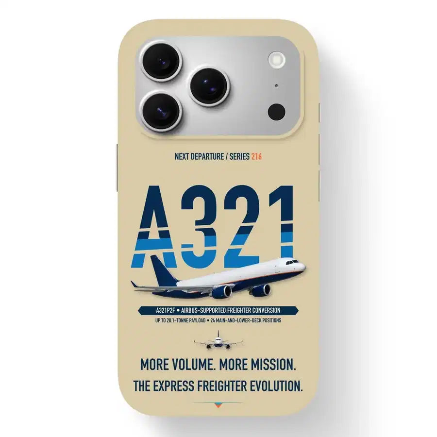 Airbus A321P2F Case design on beige iphone case