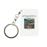 Thumbnail for JÖNKÖPING - Poster - Key Chain - White