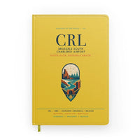 Thumbnail for Brussels South Charleroi Airport (CRL) design on yellow notebook