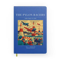 Thumbnail for VINTAGE G4046 - The Pylon Racers - Designed Notebooks design on blue