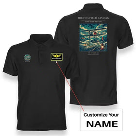 The Fog Field Landing Premium Polo T-Shirts