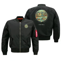 Thumbnail for ŌZORA - Badge - Bomber Jacket - Black