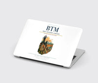 Thumbnail for Bert Mooney Airport (BTM) design on white MacBook case