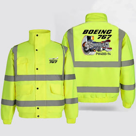 Boeing 767 Engine (PW4000-94) Reflective Winter Jackets