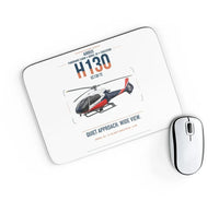 Thumbnail for Airbus H130 design on white rectangle mouse pad