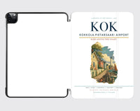 Thumbnail for Kokkola-Pietarsaari Airport (KOK) design on white ipad tablet case