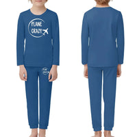 Thumbnail for Plane Crazy children pajamas - Blue