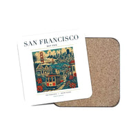 Thumbnail for SAN FRANCISCO - Poster - Coaster - White