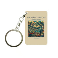 Thumbnail for VINTAGE G4110 - The Valley Service - Designed Key Chain design on beige