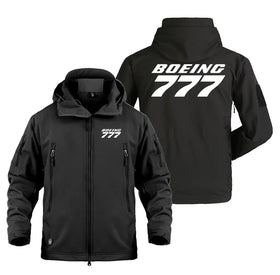 Boeing 777 & Text Military Jackets (Customizable)