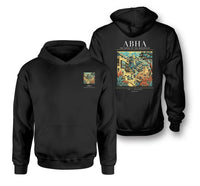 Thumbnail for ABHA - Poster - Double-Side Hoodie - Black