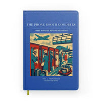 Thumbnail for VINTAGE G4382 - The Phone Booth Goodbyes - Designed Notebooks design on blue