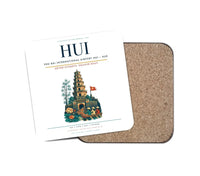 Thumbnail for Phu Bai International Airport (HUI) design on white 1 piece coaster