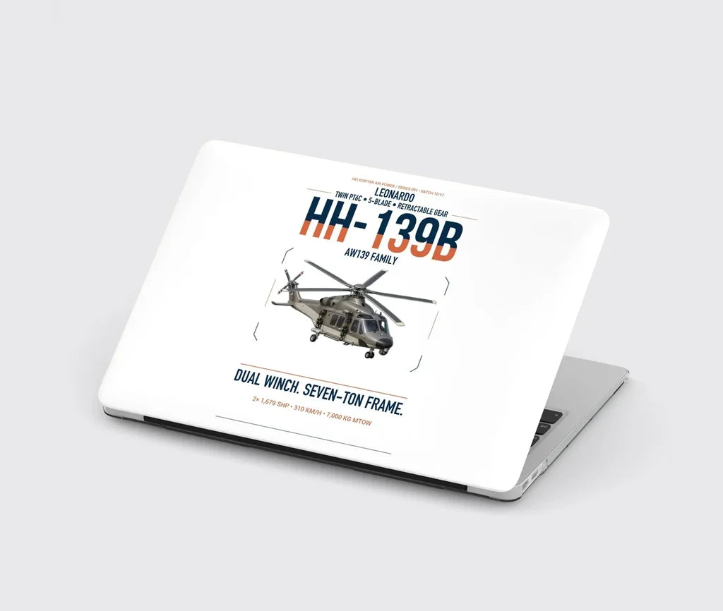 Leonardo HH-139B design on white MacBook case