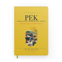Thumbnail for Beijing Capital International Airport (PEK) design on yellow notebook