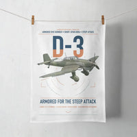Thumbnail for Junkers Ju 87D-3 design on white towel