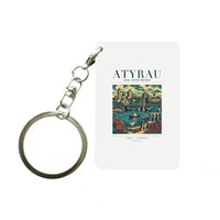 Thumbnail for ATYRAU - Poster - Key Chain - White