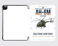 Thumbnail for MD AH-6M Little Bird design on white ipad tablet case
