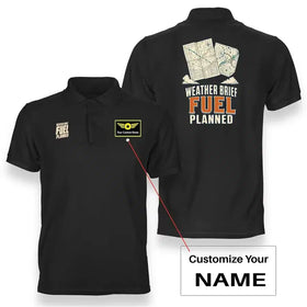 Weather Brief Fuel Planned Premium Polo T-Shirts