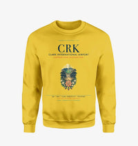 Thumbnail for Clark International Airport (CRK) design on yellow sweatshirt