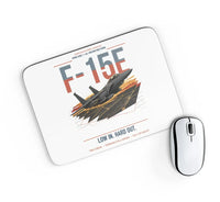 Thumbnail for F-15E Strike Eagle design on white rectangle mouse pad