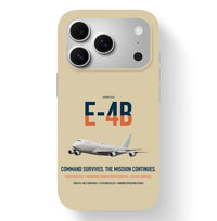 Thumbnail for E-4B Nightwatch design on beige magsafe iphone case, for iPhone 17 Pro