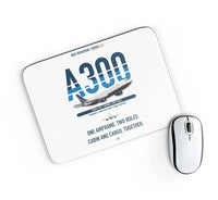 Thumbnail for Airbus A300C4-203 design on white rectangle mouse pad