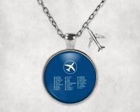 Thumbnail for Aviation Alphabet Necklace - view 2