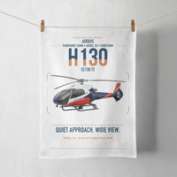 Thumbnail for Airbus H130 design on white towel