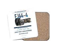 Thumbnail for FJ44-4 design on white 1 piece coaster