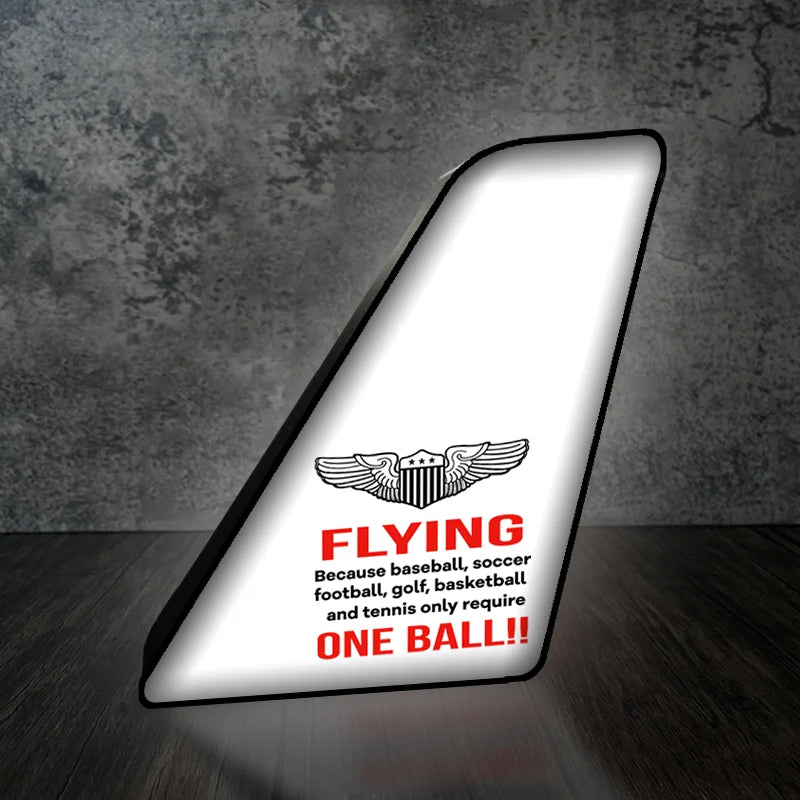 Flying One Ball 3D Lamp - view 2