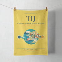 Thumbnail for Tijuana International Airport (TIJ) design on yellow towel