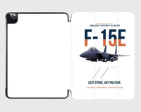 Thumbnail for F-15E Strike Eagle Deep Strike Any Weather design on white ipad tablet case