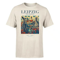 Thumbnail for LEIPZIG - Poster - Premium T-Shirt - Beige