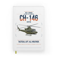 Thumbnail for Bell Canada CH-146 Griffon design on white notebook