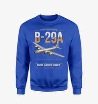 Thumbnail for B-29A Superfortress design on blue sweatshirt