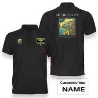 Thumbnail for CHARLESTON - Poster - Double-Side Polo - Black + Name