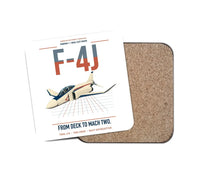 Thumbnail for F-4J Phantom II design on white 1 piece coaster