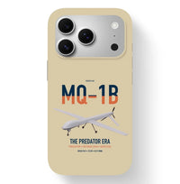 Thumbnail for MQ-1B Predator design on beige magsafe iphone case, for iPhone 17 Pro