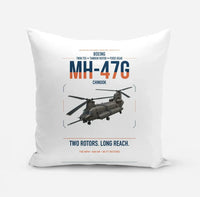 Thumbnail for Boeing MH-47G Chinook design on white pillow