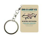 Thumbnail for Autel EVO II Dual 640T V3 Key Chain design on beige key chain